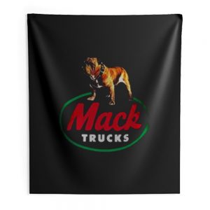 Mack Truck Bulldog Indoor Wall Tapestry