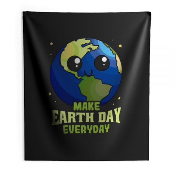 Make Earth Day Everyday Indoor Wall Tapestry