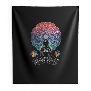 Meditation Colourful Indoor Wall Tapestry