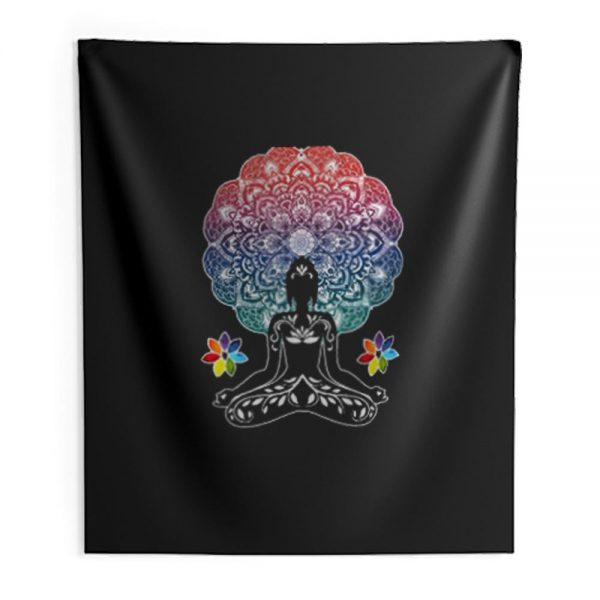 Meditation Colourful Indoor Wall Tapestry