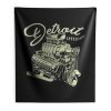 Mens Detroit Speed Shop Rocket Indoor Wall Tapestry