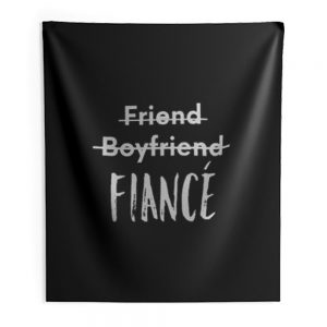 Mens Fiance Indoor Wall Tapestry