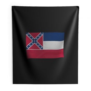 Missipi Flag Indoor Wall Tapestry