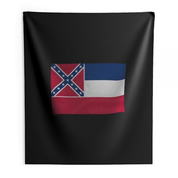 Missipi Flag Indoor Wall Tapestry