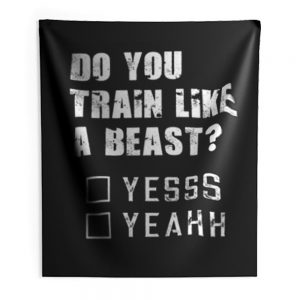 Motivational Quote For Men and Women Funny Gym Workout Indoor Wall Tapestry