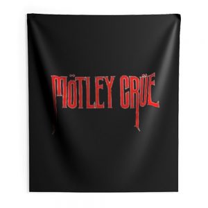 Motley Crue Punk Rock Band Indoor Wall Tapestry