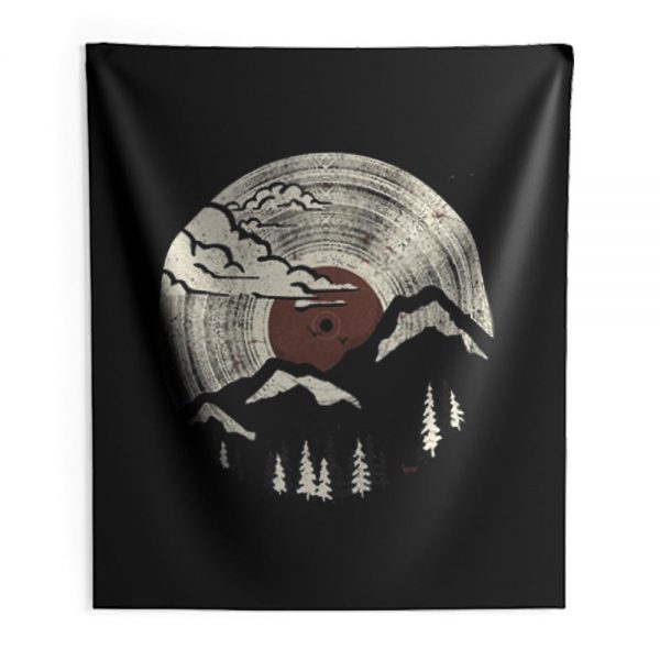 Mountain Sunrise Vintage Indoor Wall Tapestry