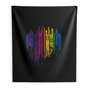 Music Note Colourful Indoor Wall Tapestry