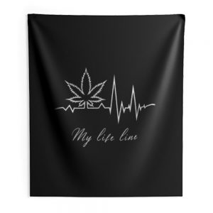 My Life Line Indoor Wall Tapestry