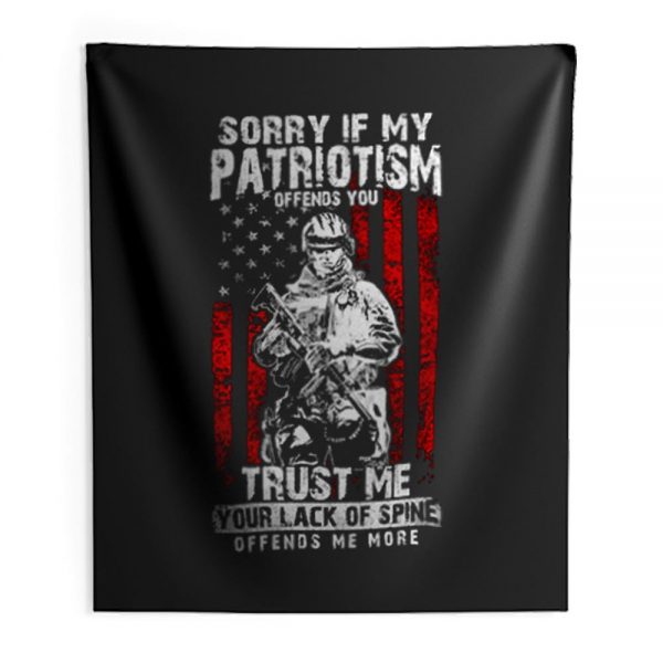 My Patriotism Indoor Wall Tapestry