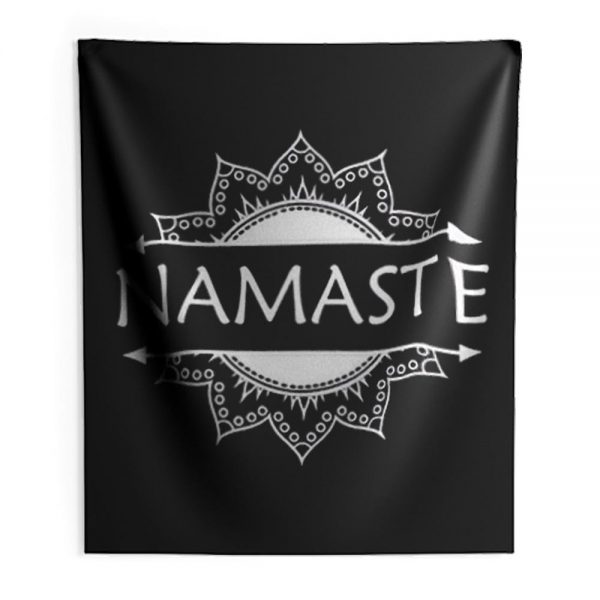 Namaste Symbols Indoor Wall Tapestry