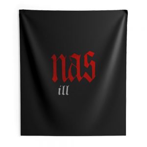 Nas Illmatic 90s Hip Hop Rap Indoor Wall Tapestry