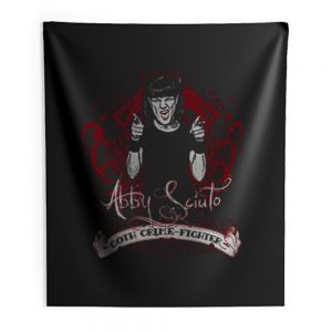 Ncis Abby Goth Crime Fighter Indoor Wall Tapestry