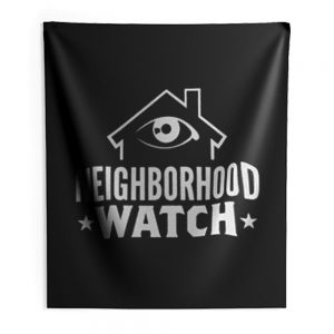 Neighborhood Watch Indoor Wall Tapestry