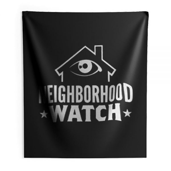 Neighborhood Watch Indoor Wall Tapestry