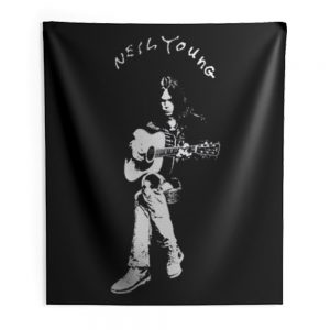 Neil Young Musician Indoor Wall Tapestry