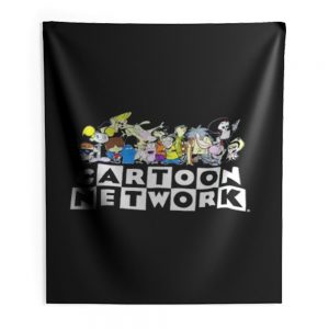 New Cartoon Network 90s Character Squad Mens Vintage Retro Indoor Wall Tapestry