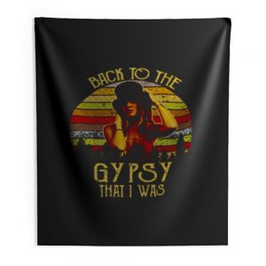 Nicks Back To The Gypsy That I Was Vintage Indoor Wall Tapestry