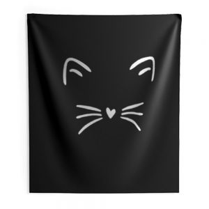 Not Eyes Cat Indoor Wall Tapestry