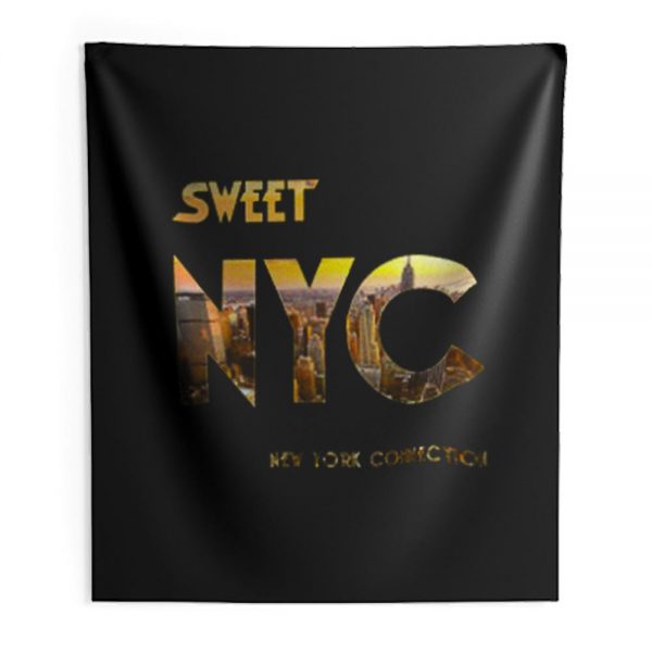 Nyc New York The Sweet Band Indoor Wall Tapestry