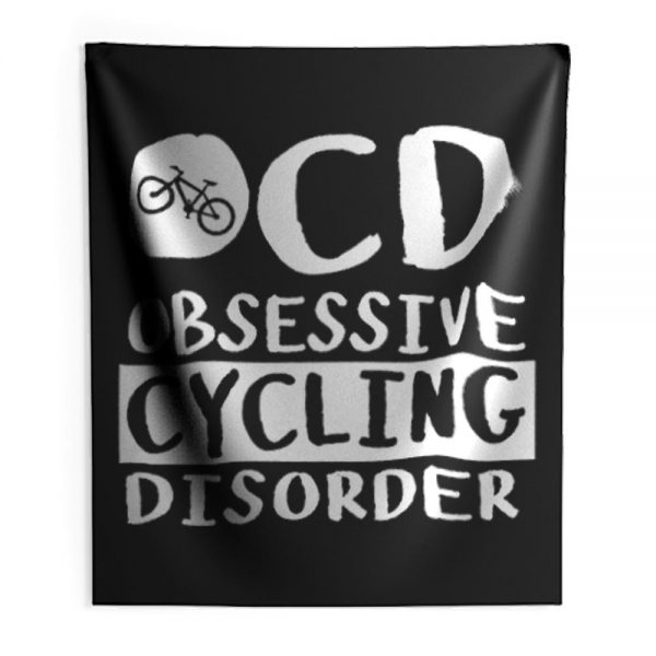 Obsessive Cycling Disorder Indoor Wall Tapestry