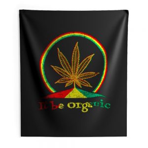 Organic Marijuana Plant Indoor Wall Tapestry