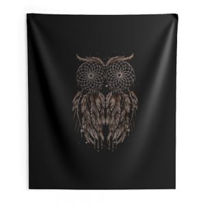Owl Dreamcatcher Indoor Wall Tapestry