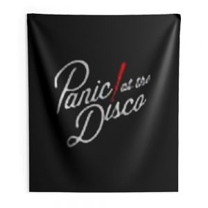 Panic At The Disco Red Stripes Band Indoor Wall Tapestry