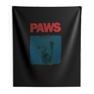 Paws Kitten Indoor Wall Tapestry
