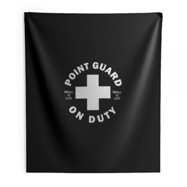 Point Guard On Duty Indoor Wall Tapestry