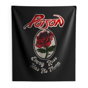 Poison Every Rose Indoor Wall Tapestry