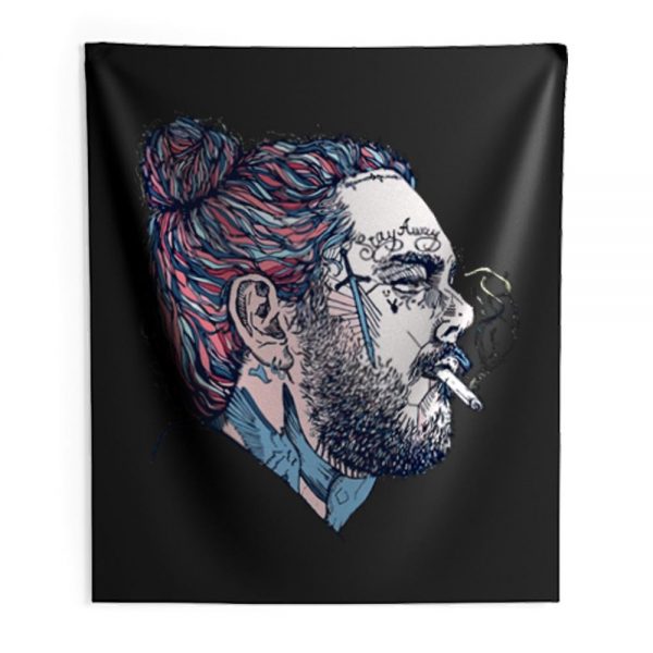 Post malone art Indoor Wall Tapestry