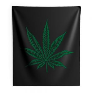 Pot Leaf Marijuana Indoor Wall Tapestry
