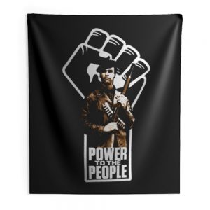 Power to The People Huey P Newton Indoor Wall Tapestry