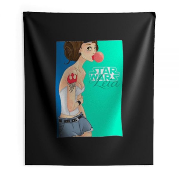 Princess Rebel Leia Hipster Gum Indoor Wall Tapestry