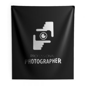 Professional Photograper Indoor Wall Tapestry