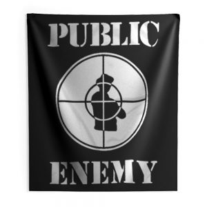 Public Enemy Shot Target Indoor Wall Tapestry