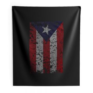 Puerto Rico Rican Beisbol Futbol Flag Indoor Wall Tapestry