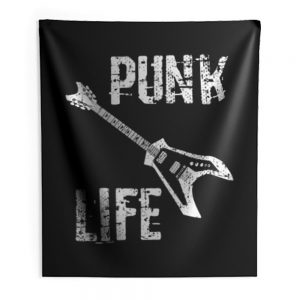 Punk Life Rocker Indoor Wall Tapestry