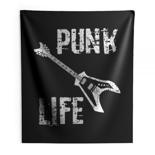 Punk Life Rocker Indoor Wall Tapestry