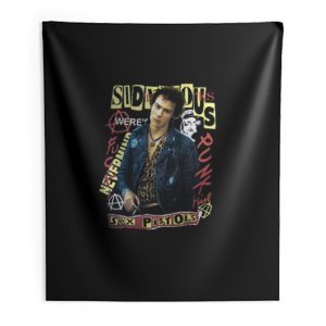 Punk Retro Sid Vicious Sex Pistols Indoor Wall Tapestry
