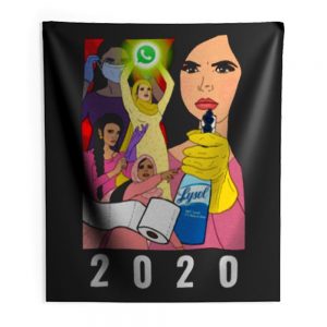 Quarantine 2020 Indoor Wall Tapestry