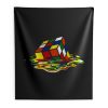 Rainbow Cube Indoor Wall Tapestry