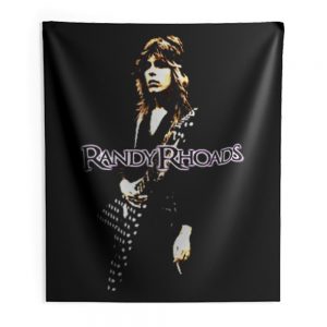 Randy Rhoads Hard Rock Guitarist Indoor Wall Tapestry