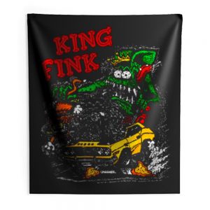 Rat Fink King Fink Indoor Wall Tapestry