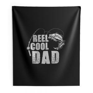 Reel Cool Dad Fishing Indoor Wall Tapestry