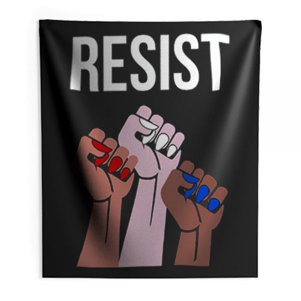 Reistst Womens Fists Political Indoor Wall Tapestry