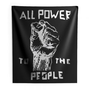 Retro Black Panther Indoor Wall Tapestry