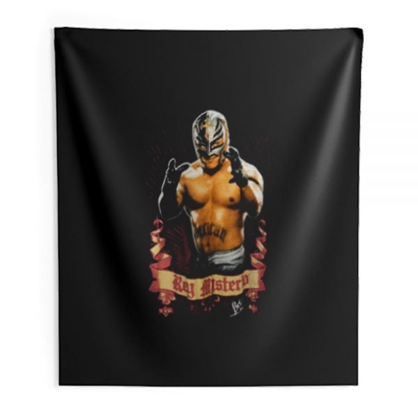Rey Mysterio Wrestling Champion Indoor Wall Tapestry