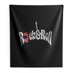 Rock And Rocll Rolling Stones Indoor Wall Tapestry